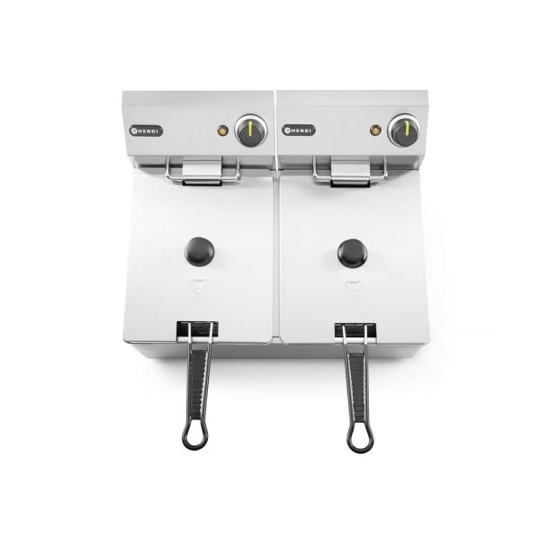 Bild 3 HENDI Friteuse Kitchen Line - 2 x 6 l, Kitchen Line 12 l, 230V / 6600W