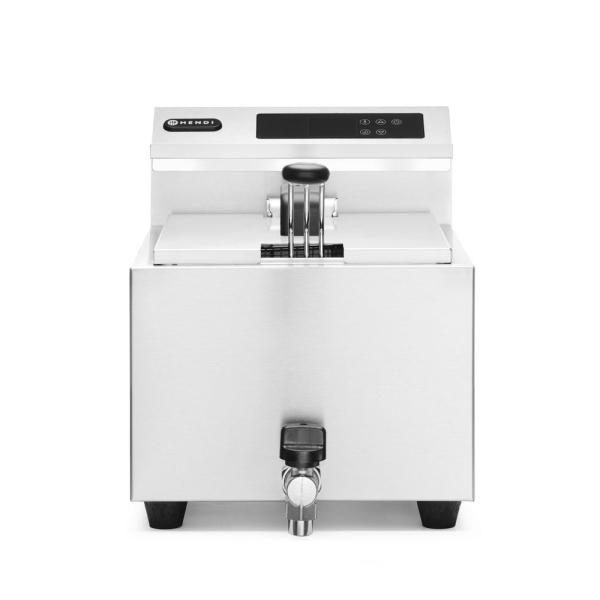 HENDI Friteuse Profi Line digital - mit Ablasshahn - 8 l Profi Line 8 l, 230V / 3500W, 305 x 515 x 345 mm