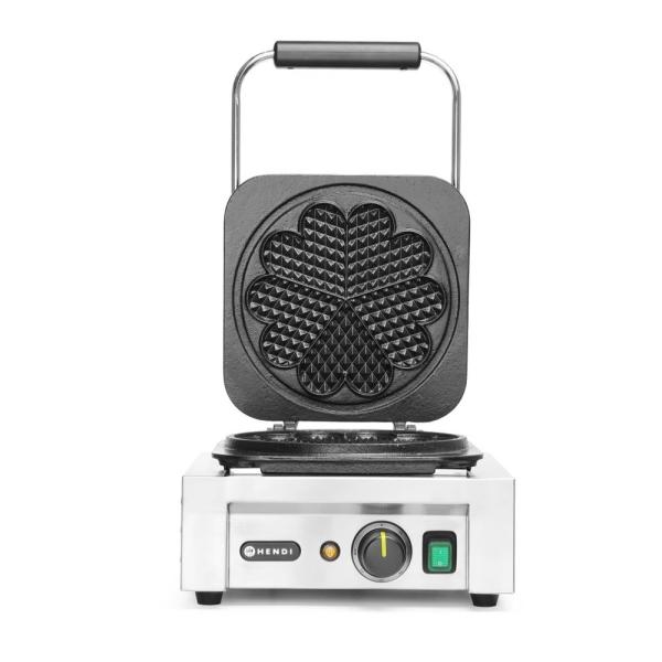 HENDI Waffeleisen Herz 230V / 2200W 330 x 543 x 251mm