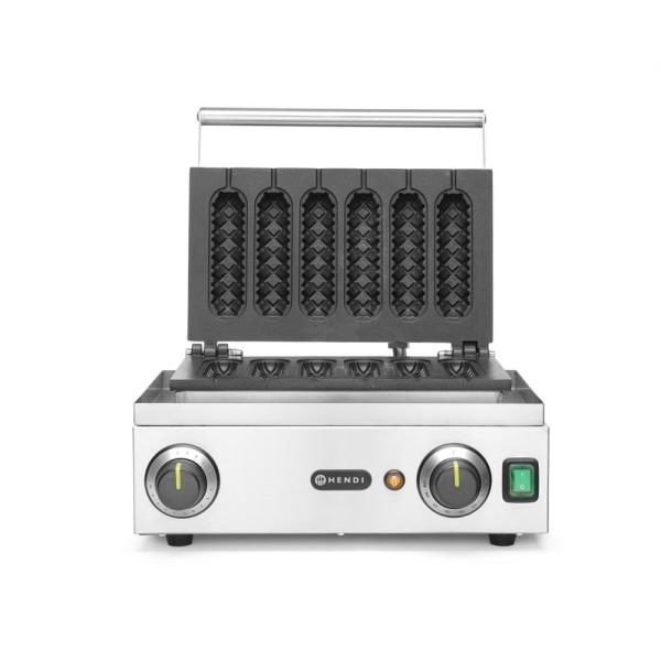 HENDI Waffeleisen Corn Dog 230V / 1550W 390 x 378 x 229 mm