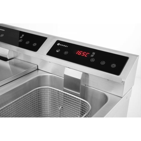 Bild 4 HENDI Induktionsfritteuse - mit Ablasshahn 2 x 8 l Profi Line 16 l, 230V / 7000W