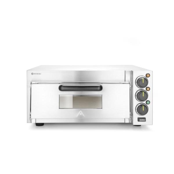HENDI Pizzaofen kompakt Silber 230V / 2000W 580 x 560 x 275 mm