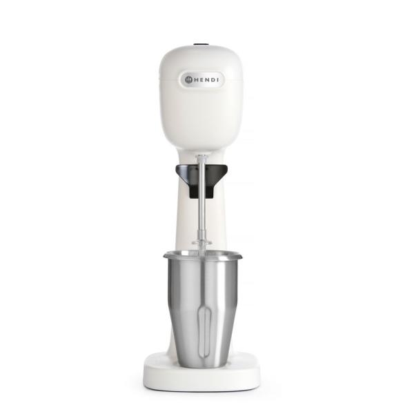 HENDI Milkshake Mixer BPA-frei - Design by Bronwasser Weiß 230V / 400W 170 x 210 x 485 mm