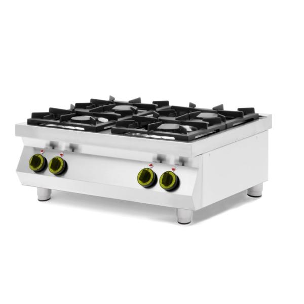 HENDI Gasherd Kitchen Line - 4 Kochfelder Table-Top Kitchen Line 19kW 800 x 700 x 310 mm