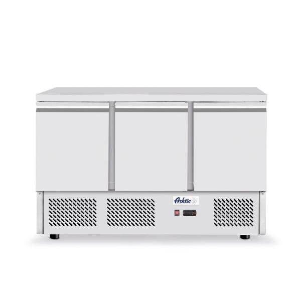 HENDI Kühltisch dreitürig Kitchen Line 380 l, Arktic 230V / 220W 1375 x 700 x 89
