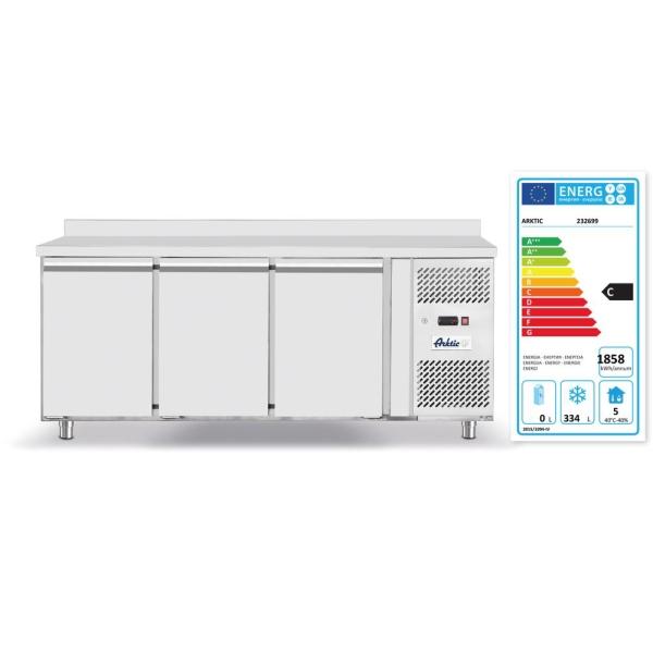 Bild 1 HENDI Tiefkühltisch dreitürig Profi Line 420 L Arktic Profi Line GN 1/1 420 l,