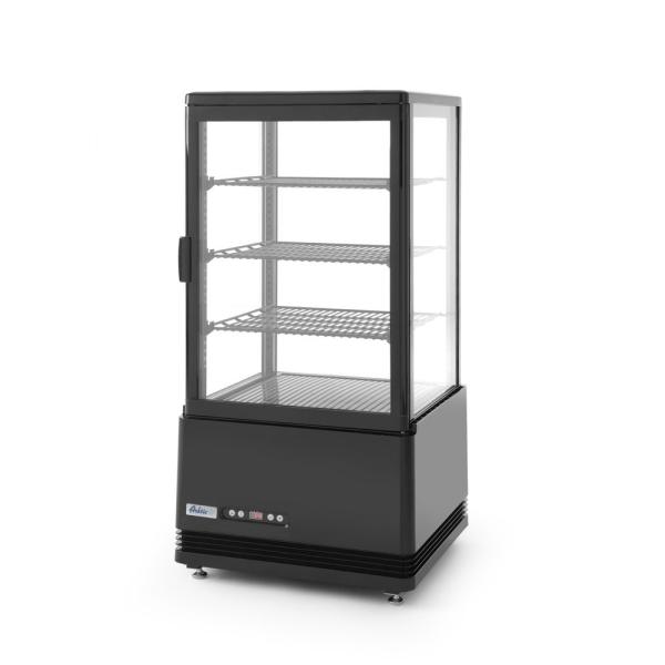 Bild 1 HENDI Aufsatz-Kühlvitrine 68 Liter Arktic Schwarz 230V / 170W 444 x 397 x 875 mm