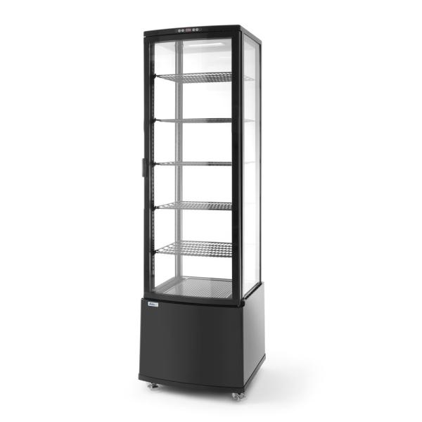 Bild 1 HENDI Kühlvitrine 270 Liter Arktic schwarz Schwarz 230V / 290W 550 x 520 x 1870