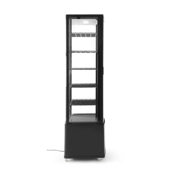 Bild 4 HENDI Kühlvitrine 270 Liter Arktic schwarz Schwarz 230V / 290W 550 x 520 x 1870
