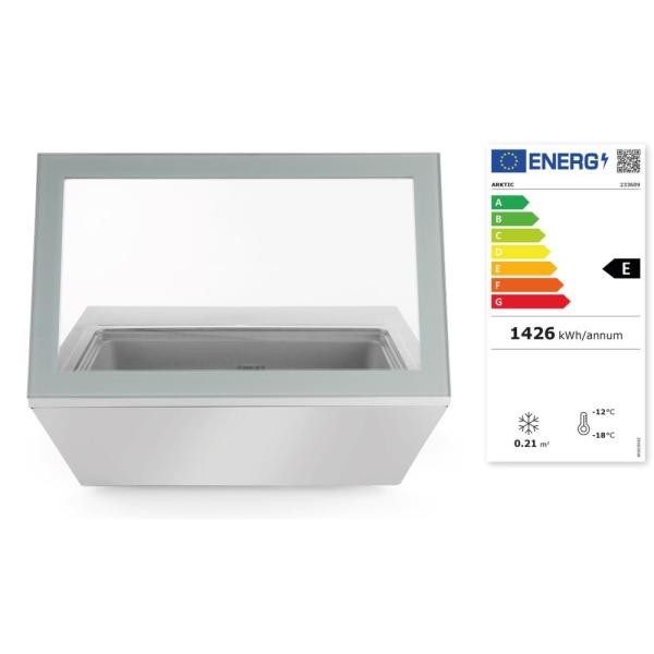 Bild 4 HENDI Eiscreme-Display-Gefrierschrank Arktic 220-240V / 210W 867 x 735 x 373 mm