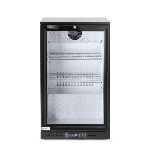 HENDI Backbar-Kühlschrank Arktic 103 l, Schwarz 220-240V / 120W 500 x 530 x 865