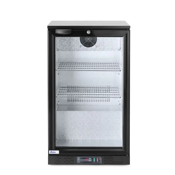 HENDI Backbar-Kühlschrank Arktic 103 l, Schwarz 220-240V / 120W 500 x 530 x 865  