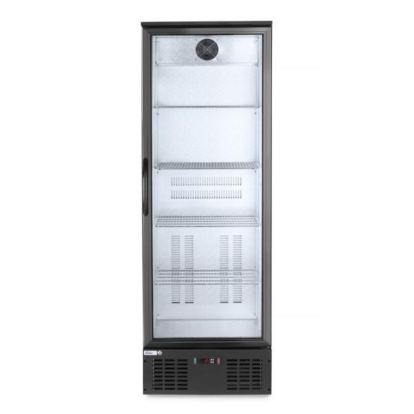 HENDI Backbar-Kühlschrank mit einer Tür Arktic 300 l, Schwarz 220-240V / 195W 600 x 528 x 1820 mm
