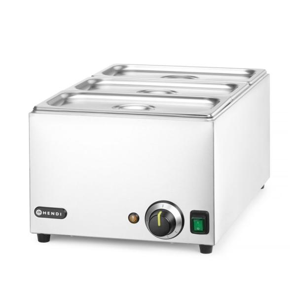 Bild 1 HENDI Set: Bain-Marie Ranger + 3 x  GN 1/3 Behälter mit Deckel GN 1/1
