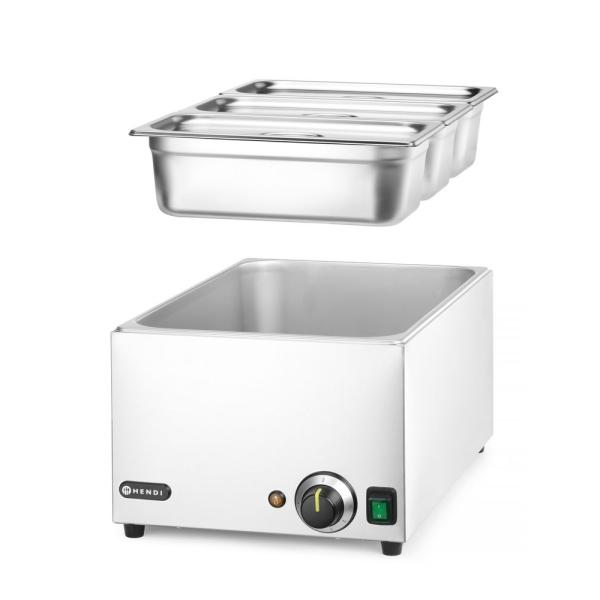 Bild 4 HENDI Set: Bain-Marie Ranger + 3 x  GN 1/3 Behälter mit Deckel GN 1/1