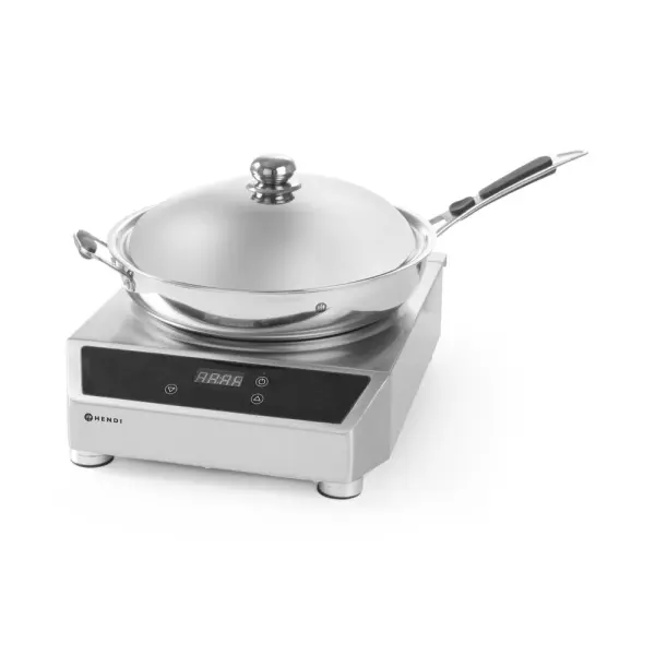 HENDI Induktionswok Modell 3500 Profi Line Induktionswok+Pfanne 230V / 3500W 340 x 450 x 295 mm 