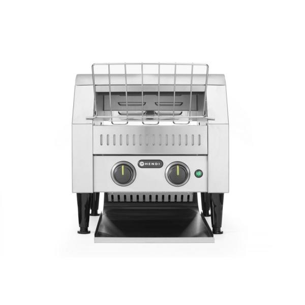 HENDI Durchlauf-Toaster doppelt Silber 230V / 2240W 418 x 365 x 390 mm