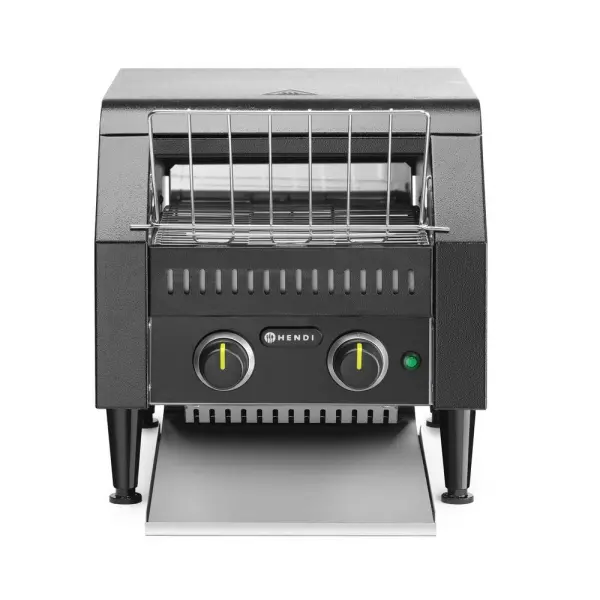 HENDI Durchlauf-Toaster doppelt Schwarz 230V / 2240W 418 x 368 x 415 mm  