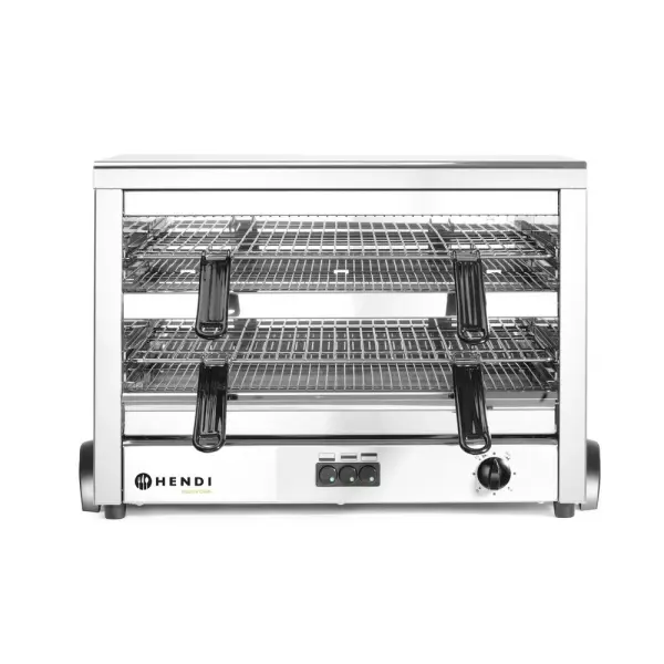 HENDI Quarz-Salamander MAXI GN 1/1 400V/4500W 682 x 528 x 455 mm  
