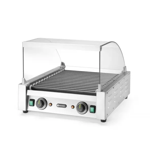 HENDI Glasabdeckung für Rollengrill - 7 Rollen (268506) 470 x 325 x 240 mm 