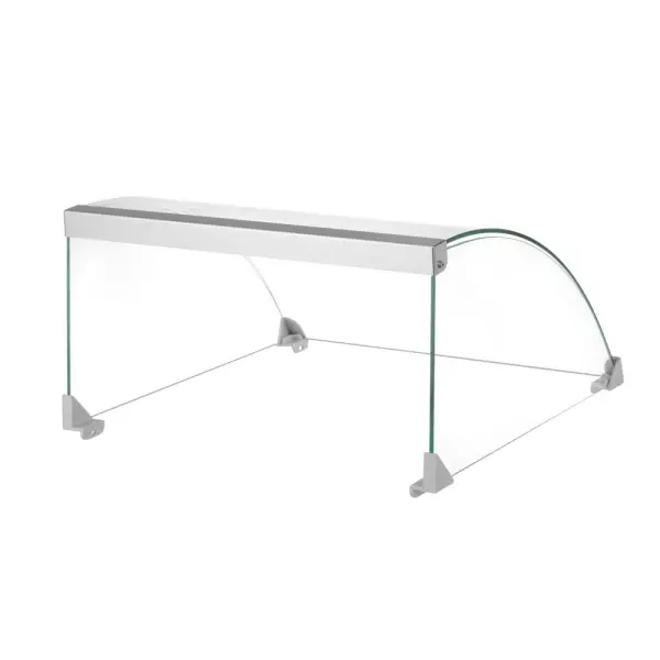 HENDI Glasabdeckung für Rollengrill - 11 Rollen (268704) 470 x 477 x 250 mm 