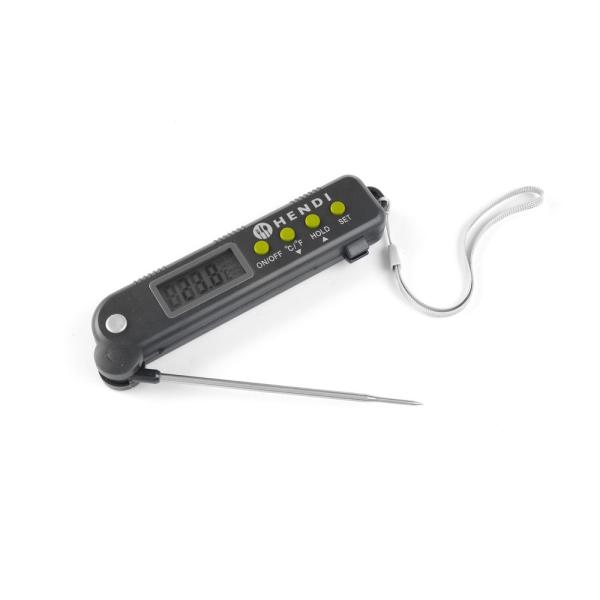 HENDI Thermometer mit einklappbarer Sonde 160 x 40 x 25 mm