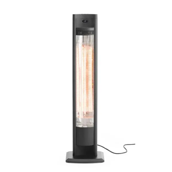 HENDI Infrarot-Heizgerät "Tornado" Schwarz 230V / 2000W 210 x 270 x 1060 mm  