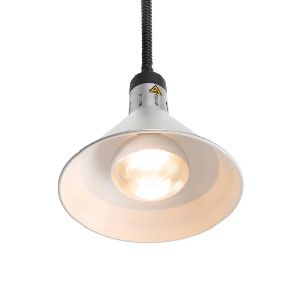 Bild 2 HENDI Höhenverstellbare Wärmelampe konisch Silber 230V / 250W Ø 275 x 250 mm