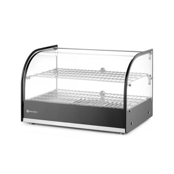 Bild 1 HENDI Warmhaltevitrine doppelt doppelt Schwarz 220-240V / 800W