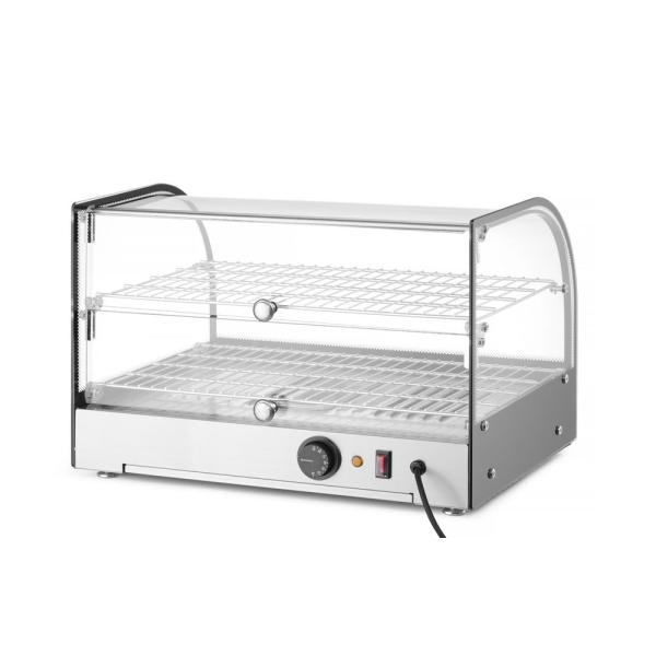 Bild 2 HENDI Warmhaltevitrine doppelt doppelt Schwarz 220-240V / 800W