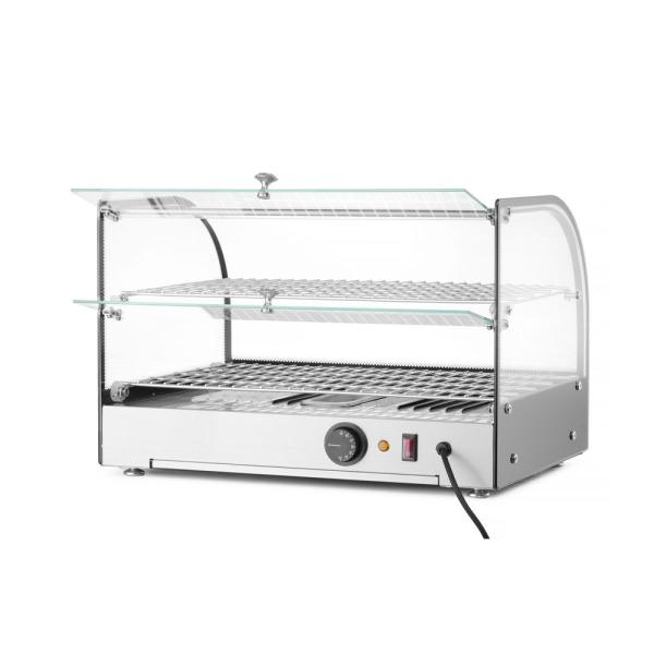 Bild 3 HENDI Warmhaltevitrine doppelt doppelt Schwarz 220-240V / 800W