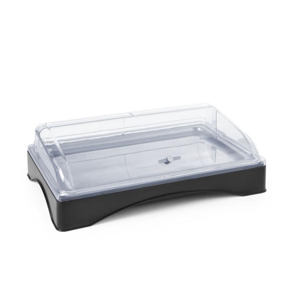HENDI Rolltop-Display gekühlt - GN 1/1 Set inkl Kühlelement 555 x 357 x 175 mm