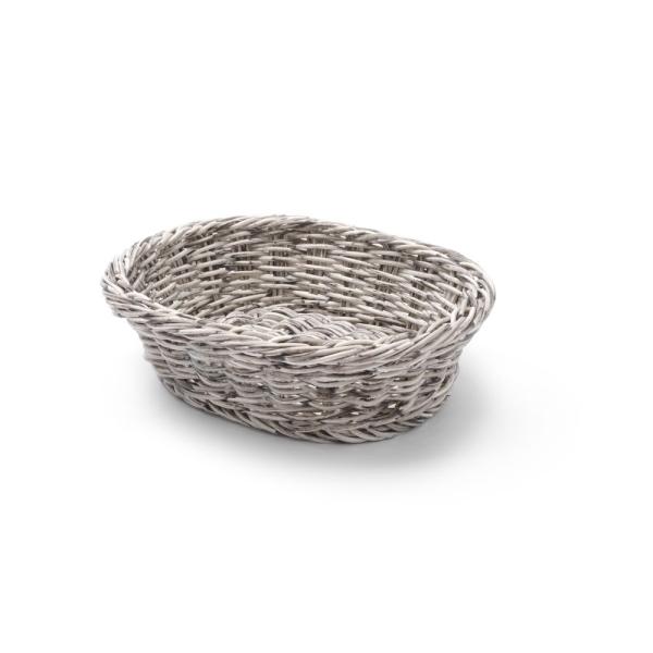 HENDI Brotkorb oval Hellgrau 250 x 190 x 65 mm