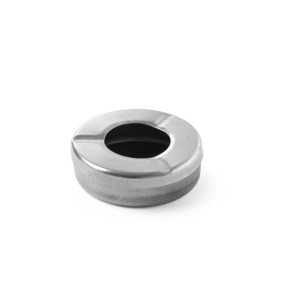 HENDI Aschenbecher mit Deckel Ø 90 x 28 mm