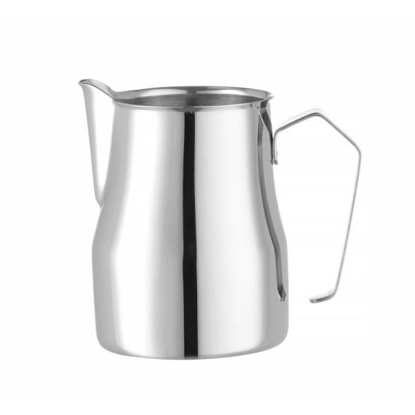 HENDI Milchkännchen mit V-förmigem Ausguss 0,7 l, Ø 84 x 130 mm