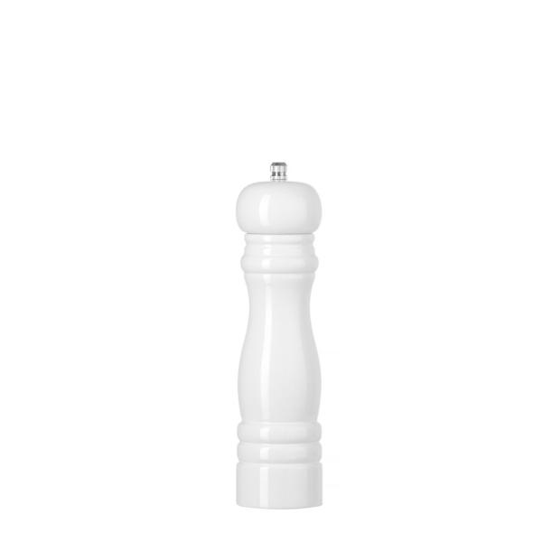 HENDI Salzmühle aus Holz Weiß Ø 55 x 215 mm