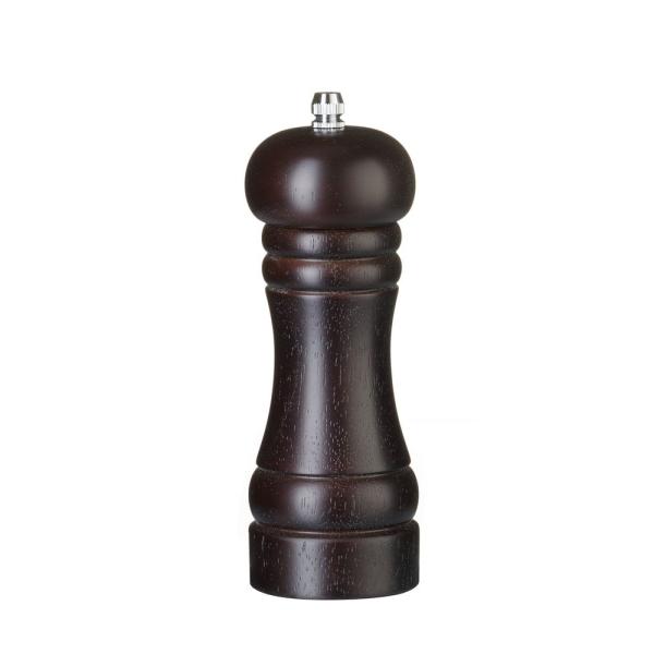 HENDI Salzmühle aus Holz Holz dunkel Ø 57 x 165 mm
