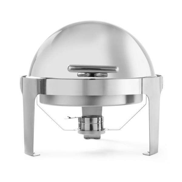 HENDI Chafing Dish Rolltop - rund 5,6 l, 510 x 540 x 480 mm