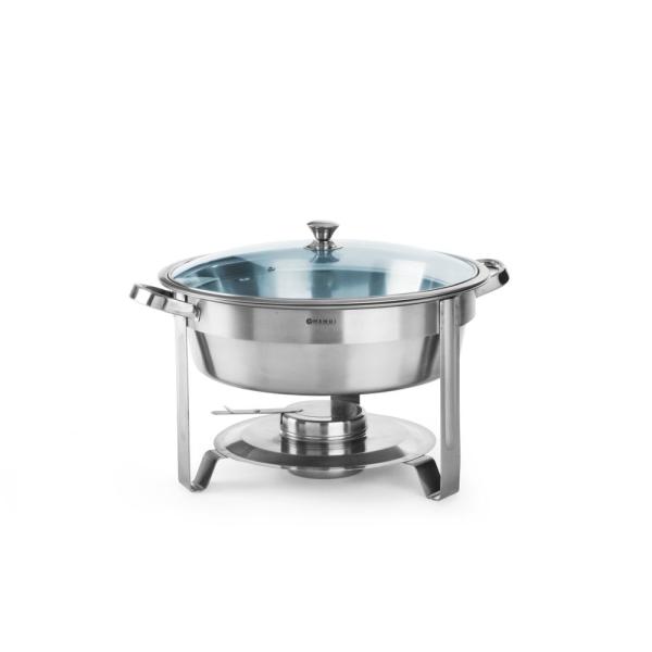 HENDI Chafing Dish - rund Kitchen Line 3,5 l, Ø 390 x 270 mm