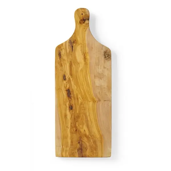 HENDI Schneide- und Servierbrett aus Olivenholz 600 x 200 x 18 mm  