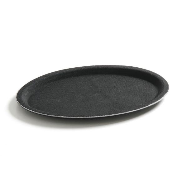 HENDI Serviertablett rutschfest oval 200 x 265 mm
