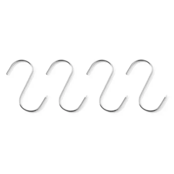 HENDI Fleischerhaken – Set aus 4 Haken 4 Stk, 90 x 4 mm  