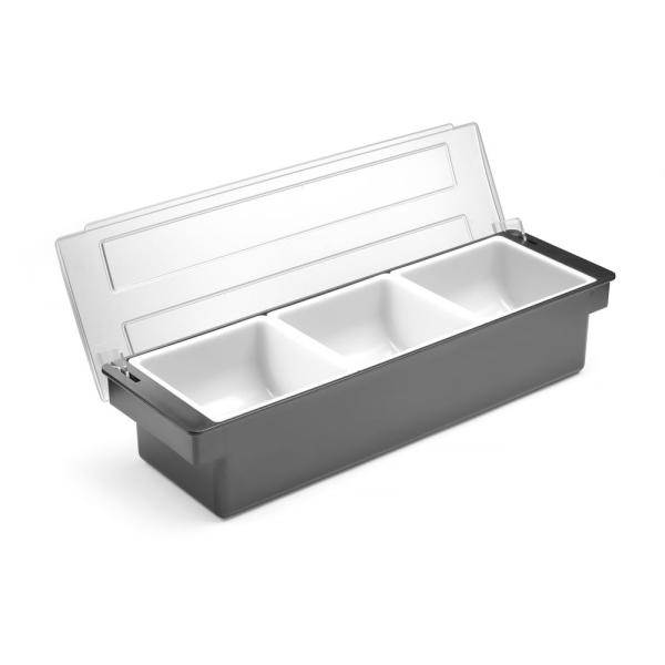 Bild 2 HENDI Zutatenbox – 3 Behälter BarUp Schwarz 480 x 150 x 100 mm