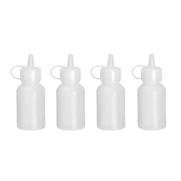 HENDI Mini-Saucenspender – 4er-Set 0,03 l, Transparent Ø 30 x 85 mm  
