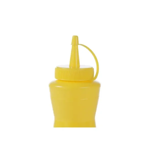 HENDI Spenderflasche Easy Squeeze 0,2 l, Gelb Ø 60 x 170 mm  