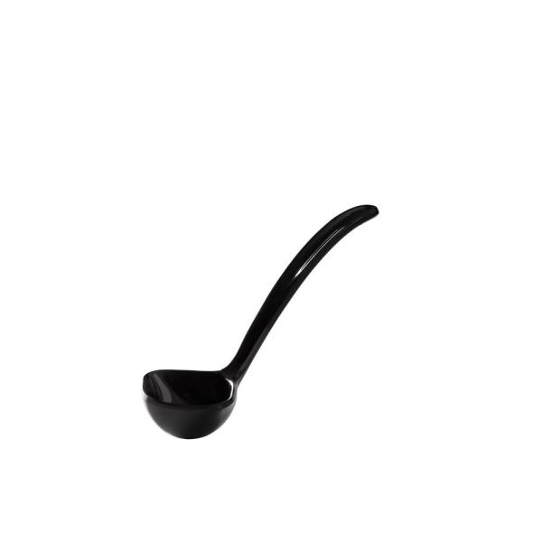 HENDI Saucenlöffel 0,03 l, Schwarz 180 x 70 mm