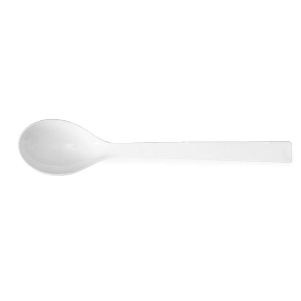 HENDI Salatlöffel 0,06 l, Weiß 335 x 70 mm