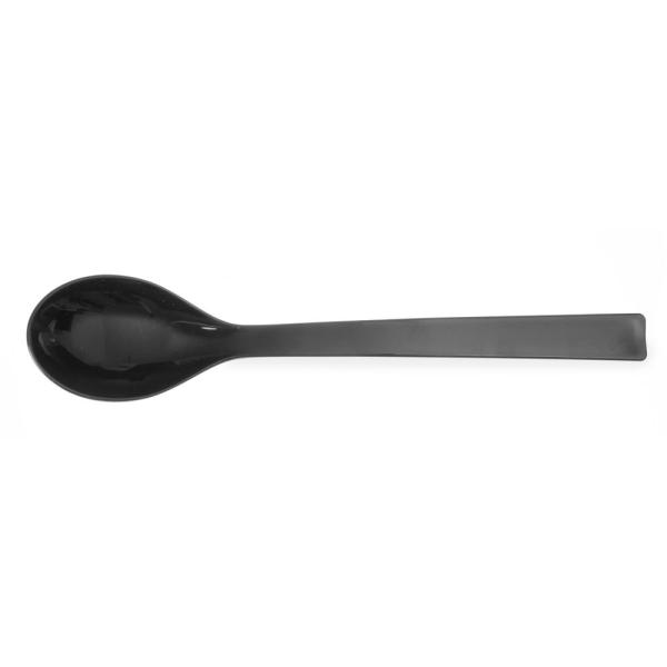 HENDI Salatlöffel 0,06 l, Schwarz 335 x 70 mm
