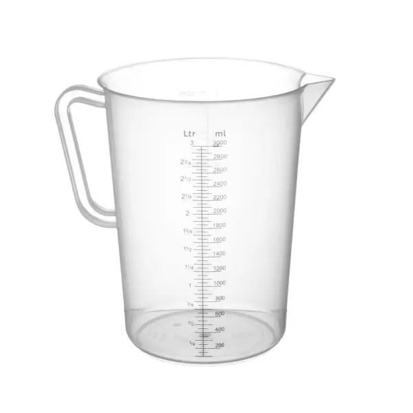 HENDI Messbecher Polyproylen 3 l, Ø 160 x 240 mm  