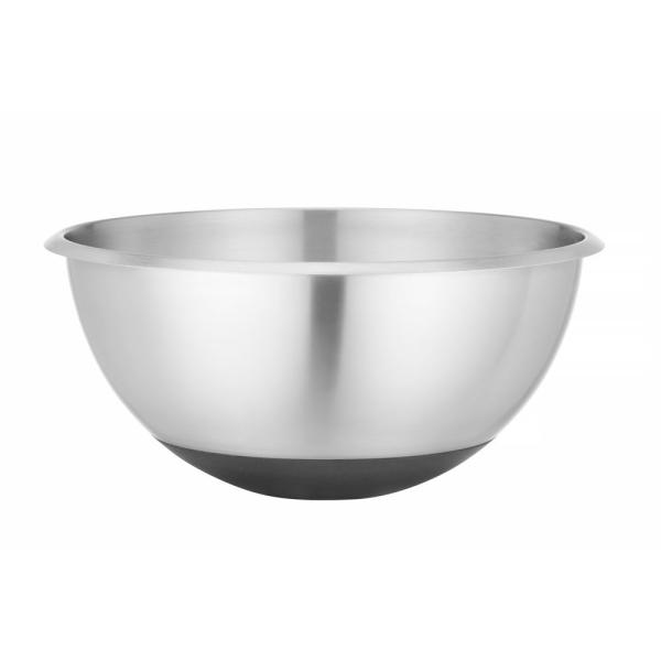 HENDI Rührschüssel mit Silikonboden 6 l, Ø 330 x 155 mm
